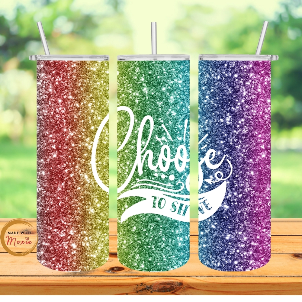 Pride Choose to Shine Travel Tumbler